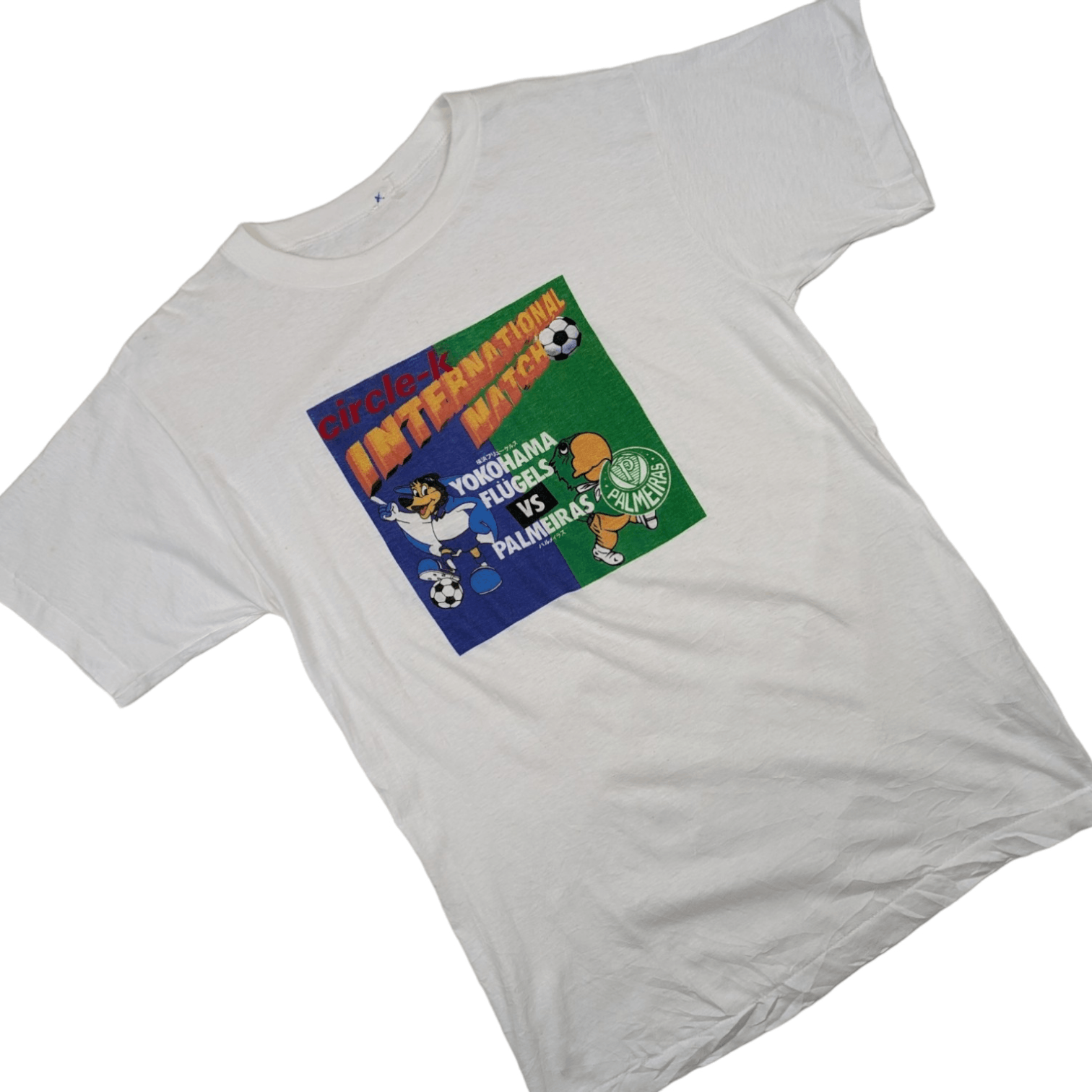 Vintage Vintage Circle K 1994 Yokohama Flügels vs. Palmeiras T-Shirt Size US S / EU 44-46 / 1 - 3 Thumbnail
