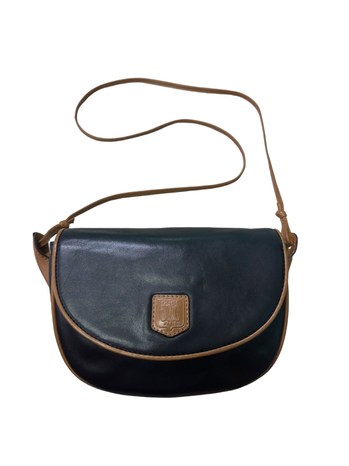 Celine HOT ITEM AUTHENTIC CELINE MINI LEATHER CROSSBODY BAG Size ONE SIZE - 1 Thumbnail