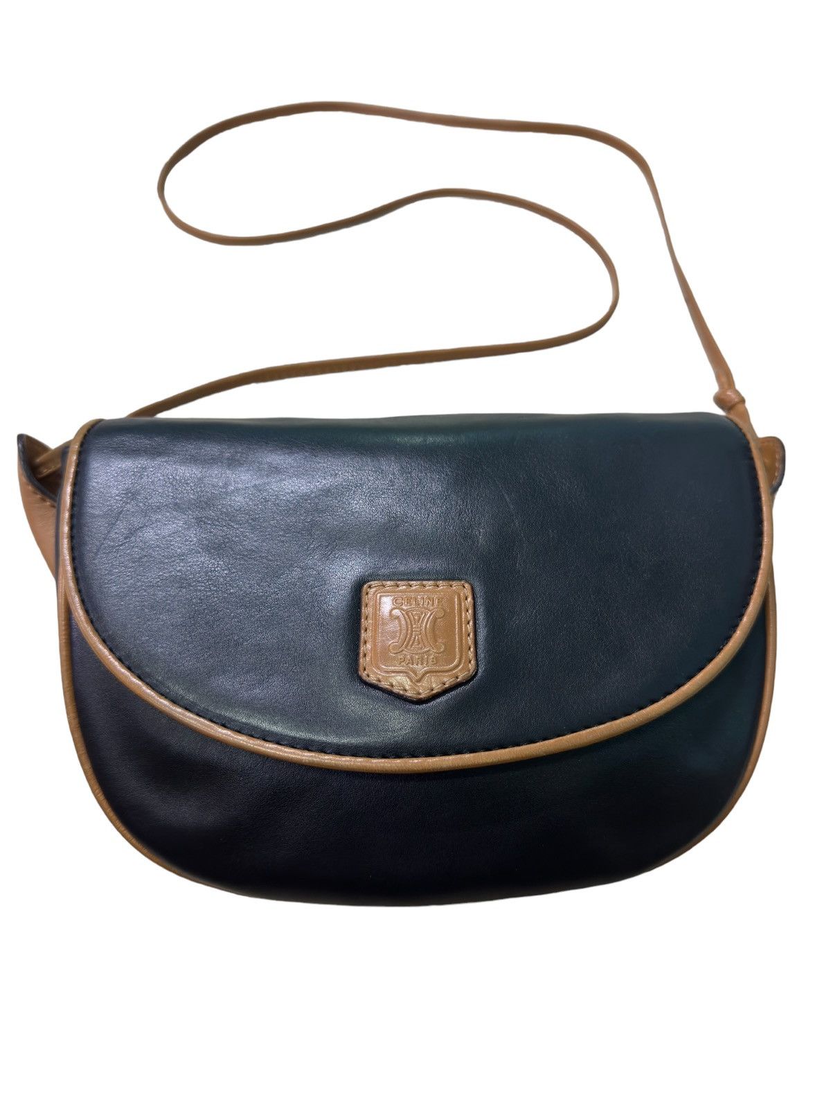 Celine HOT ITEM AUTHENTIC CELINE MINI LEATHER CROSSBODY BAG Size ONE SIZE - 2 Thumbnail