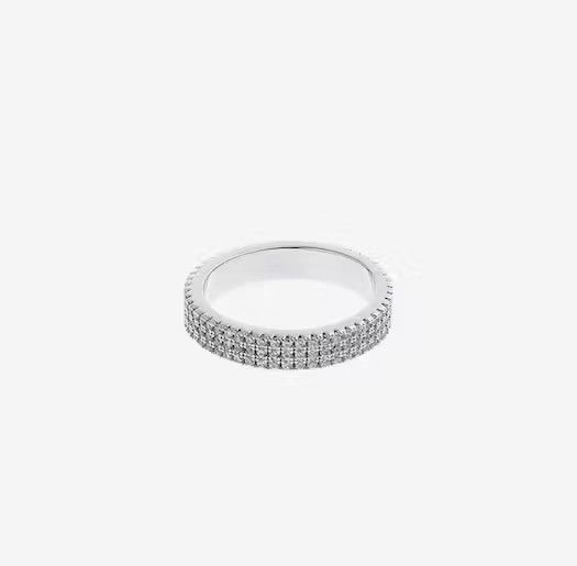Jewelry × Vintage Vintage diamond-encrusted rings Size ONE SIZE - 5 Thumbnail