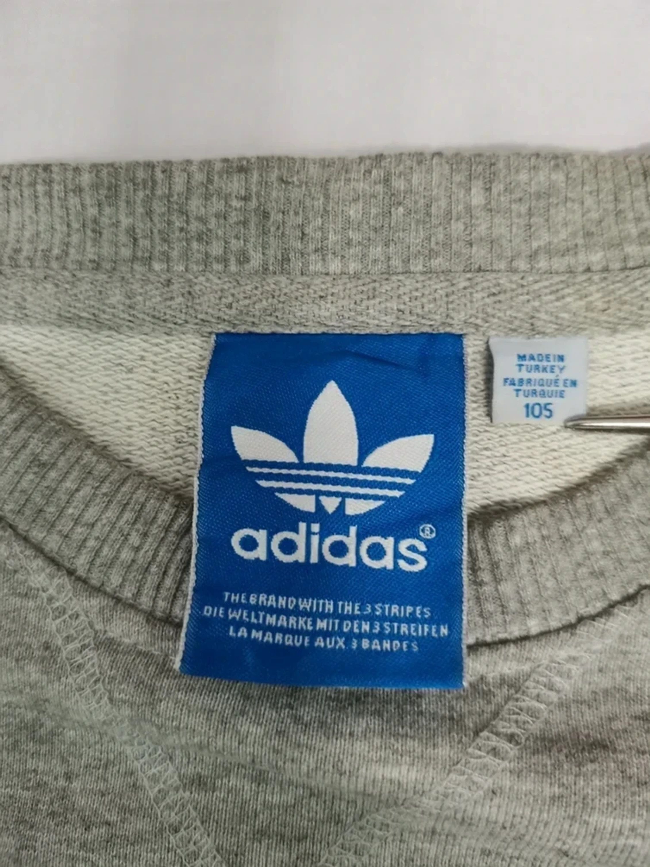 Adidas Vintage Adidas Big Logo Spell Out Sweatshirt Run DMC Hiphop Size US L / EU 52-54 / 3 - 2 Thumbnail