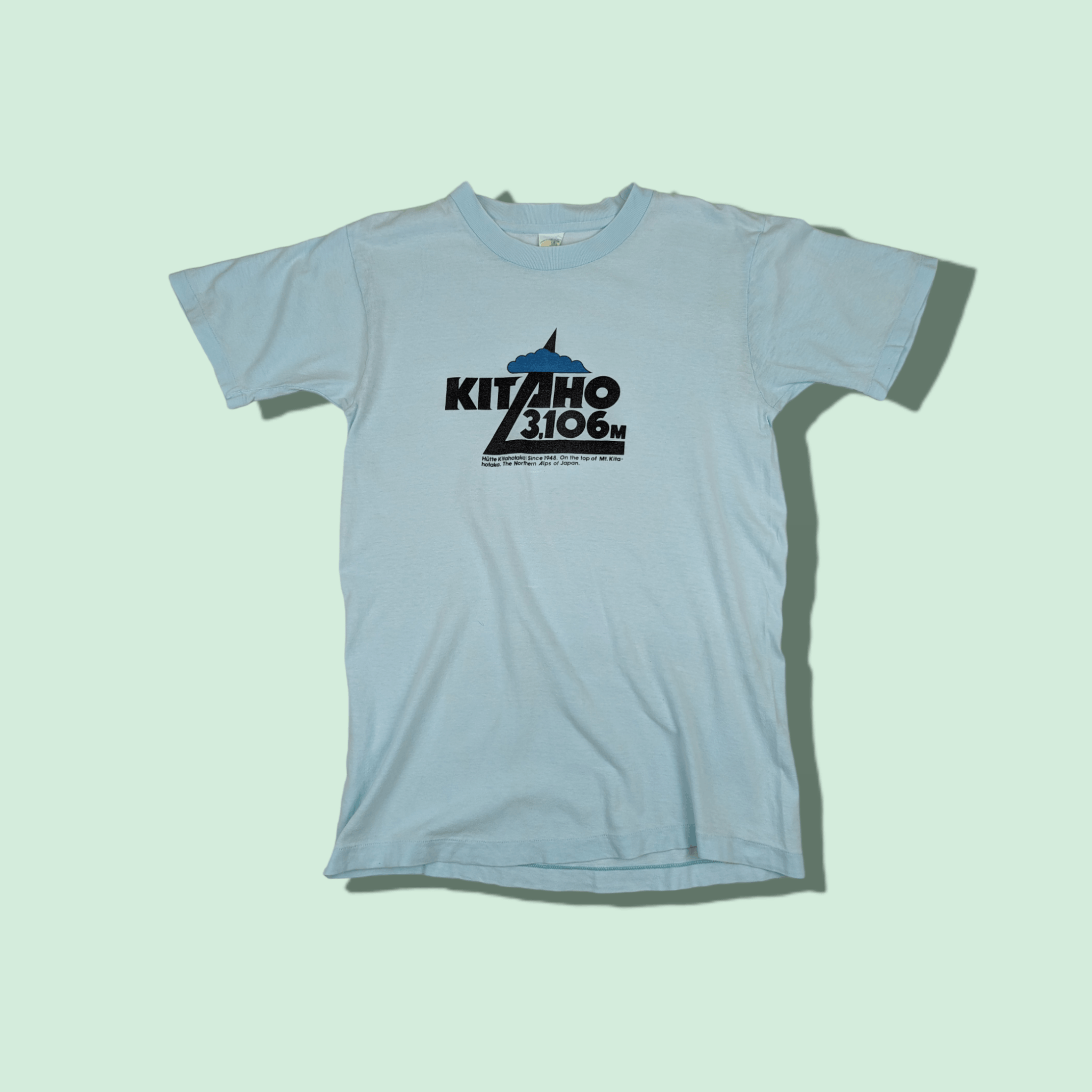 Japanese Brand 90's Japan Mount Kitaho Souvenir Tee Single Stitches T-Shirt Size M / US 6-8 / IT 42-44 - 1 Thumbnail