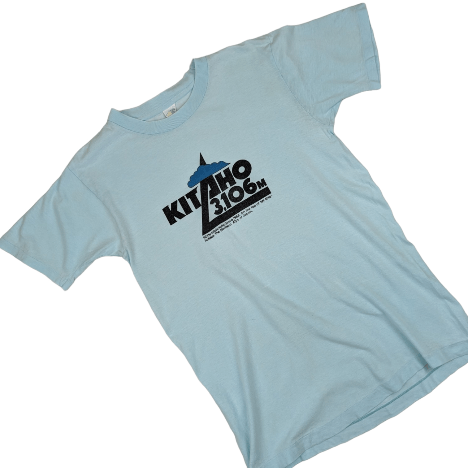 Japanese Brand 90's Japan Mount Kitaho Souvenir Tee Single Stitches T-Shirt Size M / US 6-8 / IT 42-44 - 3 Thumbnail