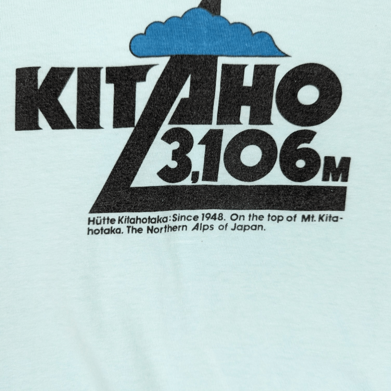 Japanese Brand 90's Japan Mount Kitaho Souvenir Tee Single Stitches T-Shirt Size M / US 6-8 / IT 42-44 - 5 Thumbnail