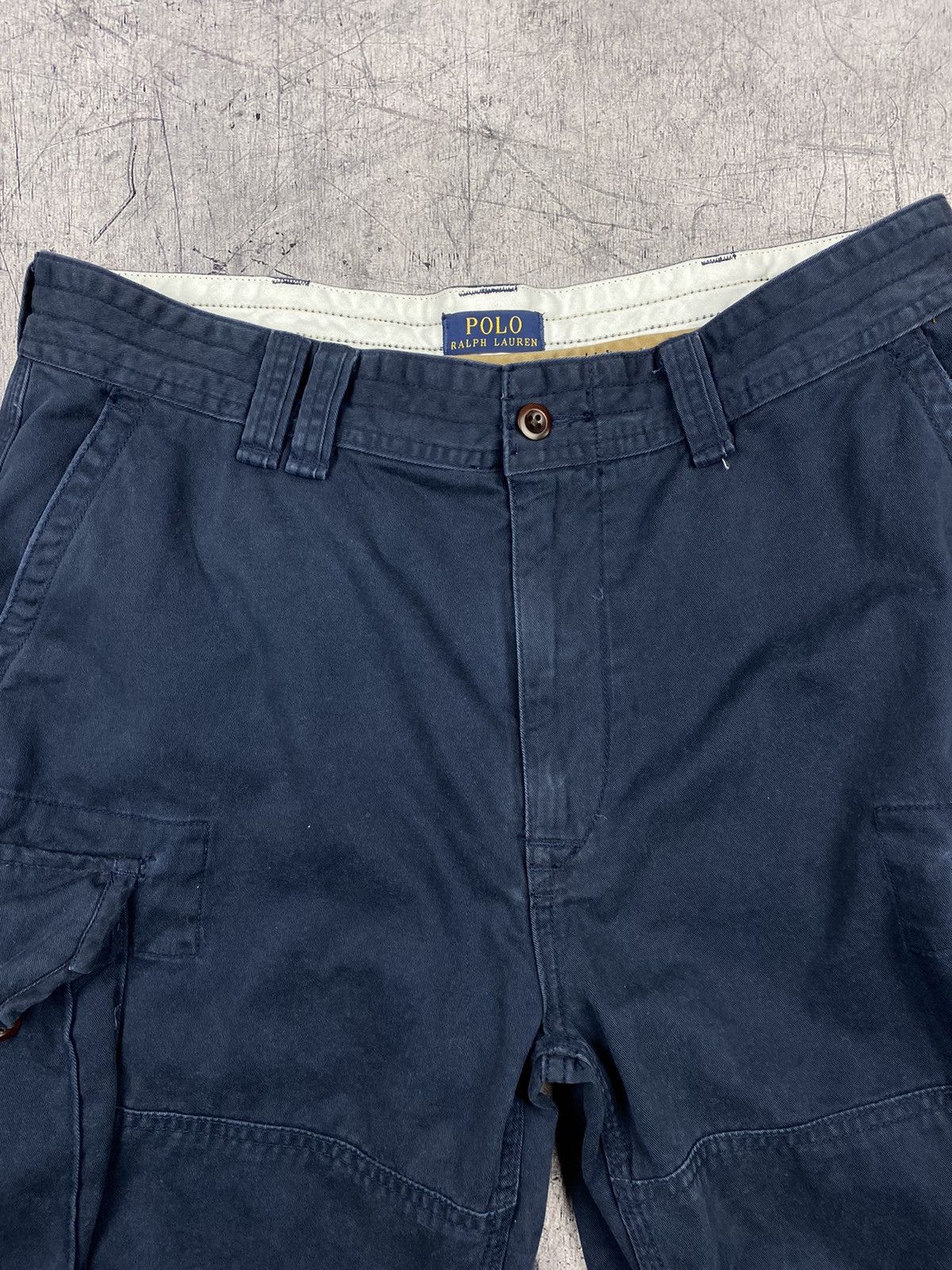 Polo Ralph Lauren × Vintage Vintage Polo Ralph Lauren Cargo Shorts Size US 35 - 4 Thumbnail