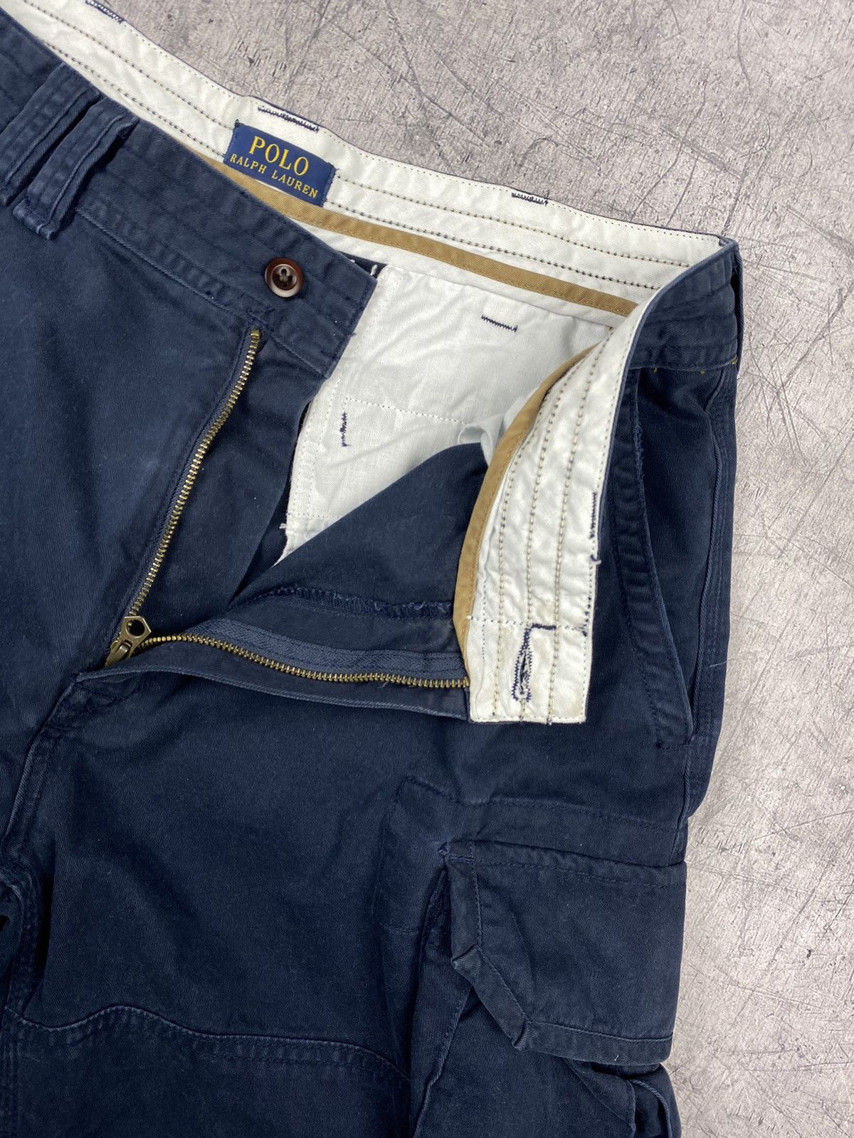 Polo Ralph Lauren × Vintage Vintage Polo Ralph Lauren Cargo Shorts Size US 35 - 5 Thumbnail