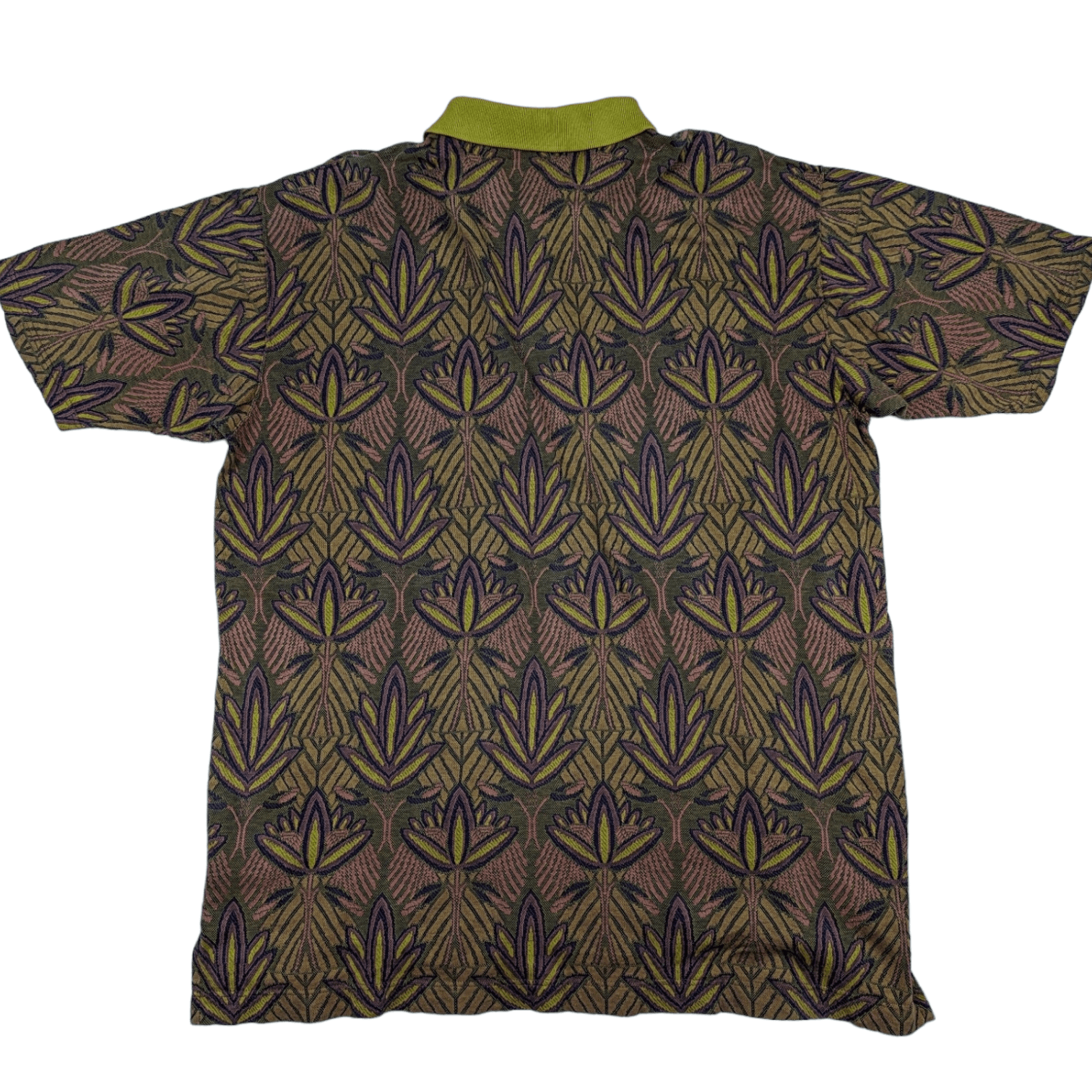 Mr. Junko MR JUNKO Marijuana Ganja Monogram Full Print Polo T-Shirt Size US XL / EU 56 / 4 - 6 Thumbnail