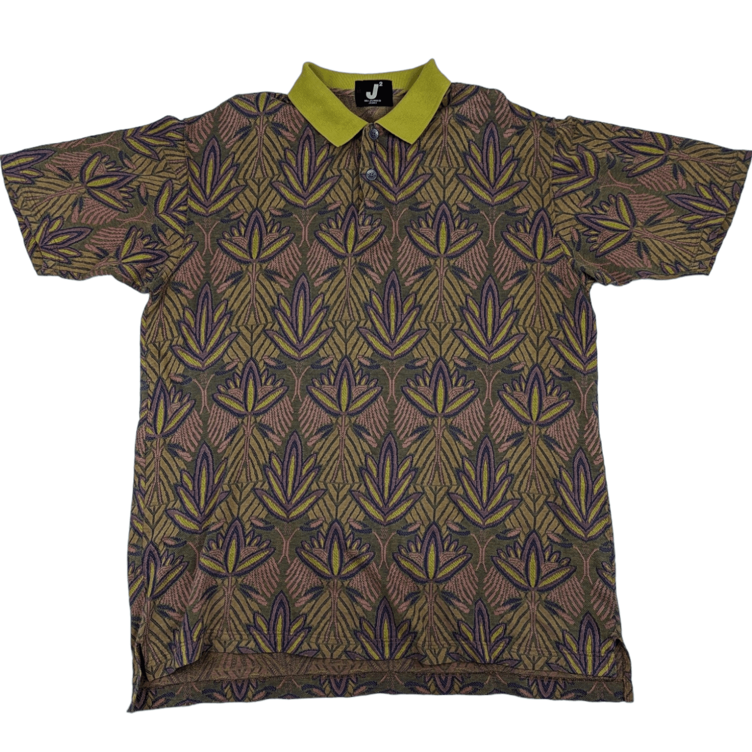 Mr. Junko MR JUNKO Marijuana Ganja Monogram Full Print Polo T-Shirt Size US XL / EU 56 / 4 - 3 Thumbnail