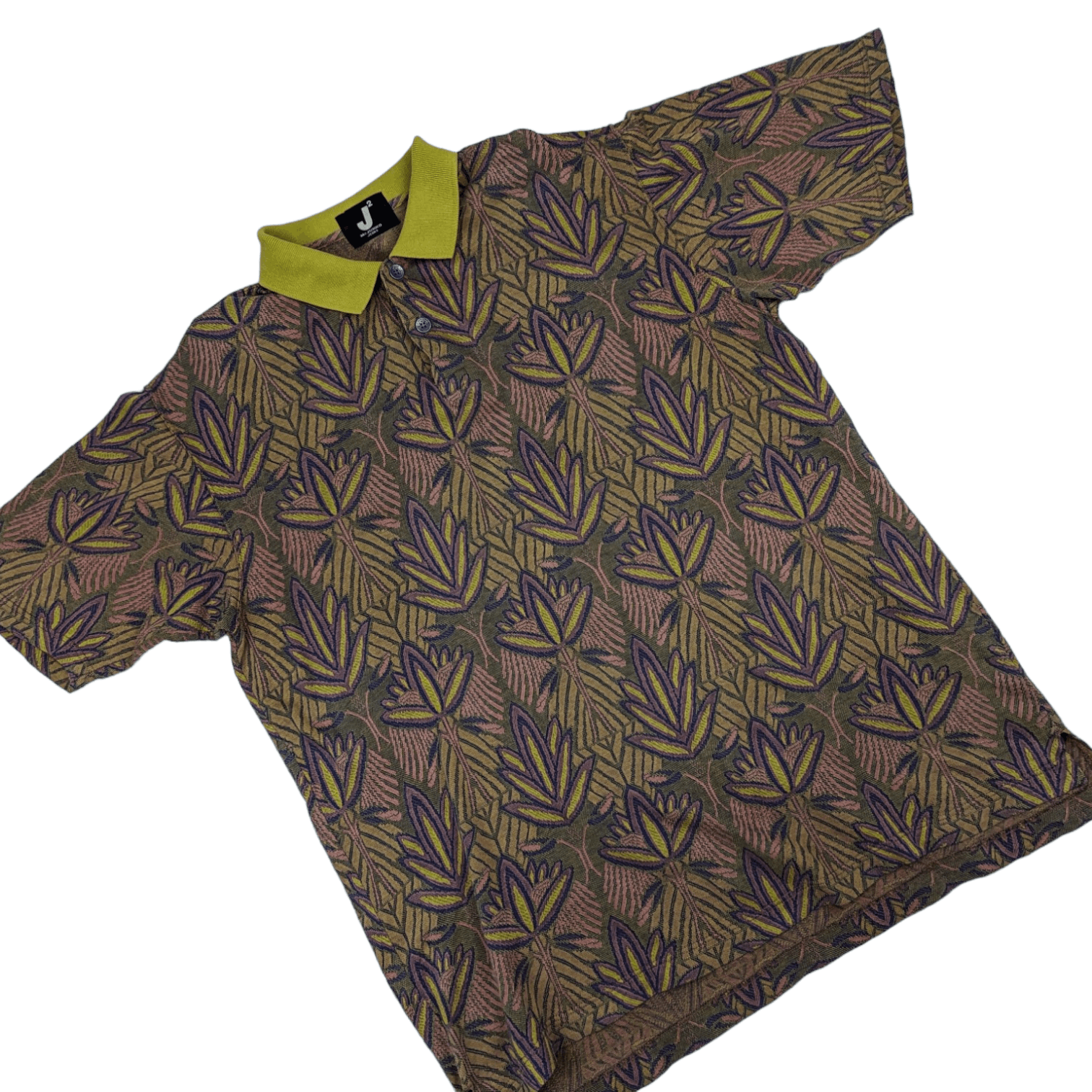Mr. Junko MR JUNKO Marijuana Ganja Monogram Full Print Polo T-Shirt Size US XL / EU 56 / 4 - 2 Thumbnail