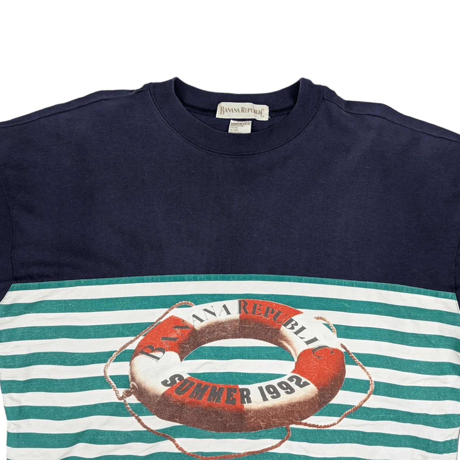 Banana Republic Vintage 90's BANANA REPUBLIC Summer 1992 T-Shirt Size US S / EU 44-46 / 1 - 4 Thumbnail