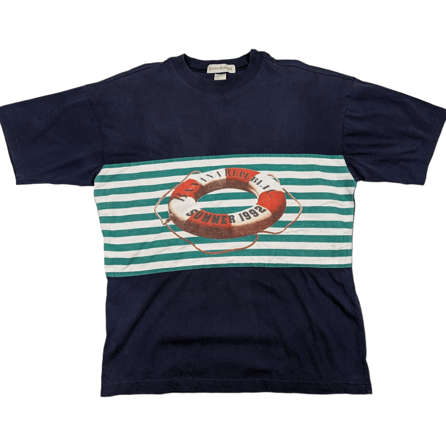 Banana Republic Vintage 90's BANANA REPUBLIC Summer 1992 T-Shirt Size US S / EU 44-46 / 1 - 2 Thumbnail