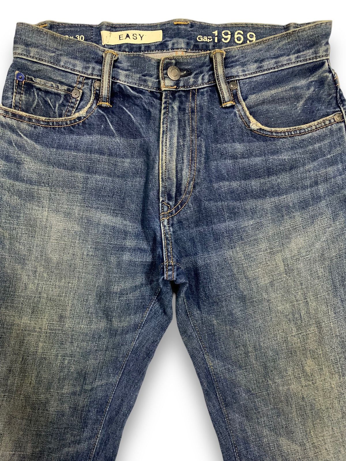 Gap Vintage Gap 1969 Mud Washed Clawmark Grunge Jeans Size US 29 - 3 Thumbnail