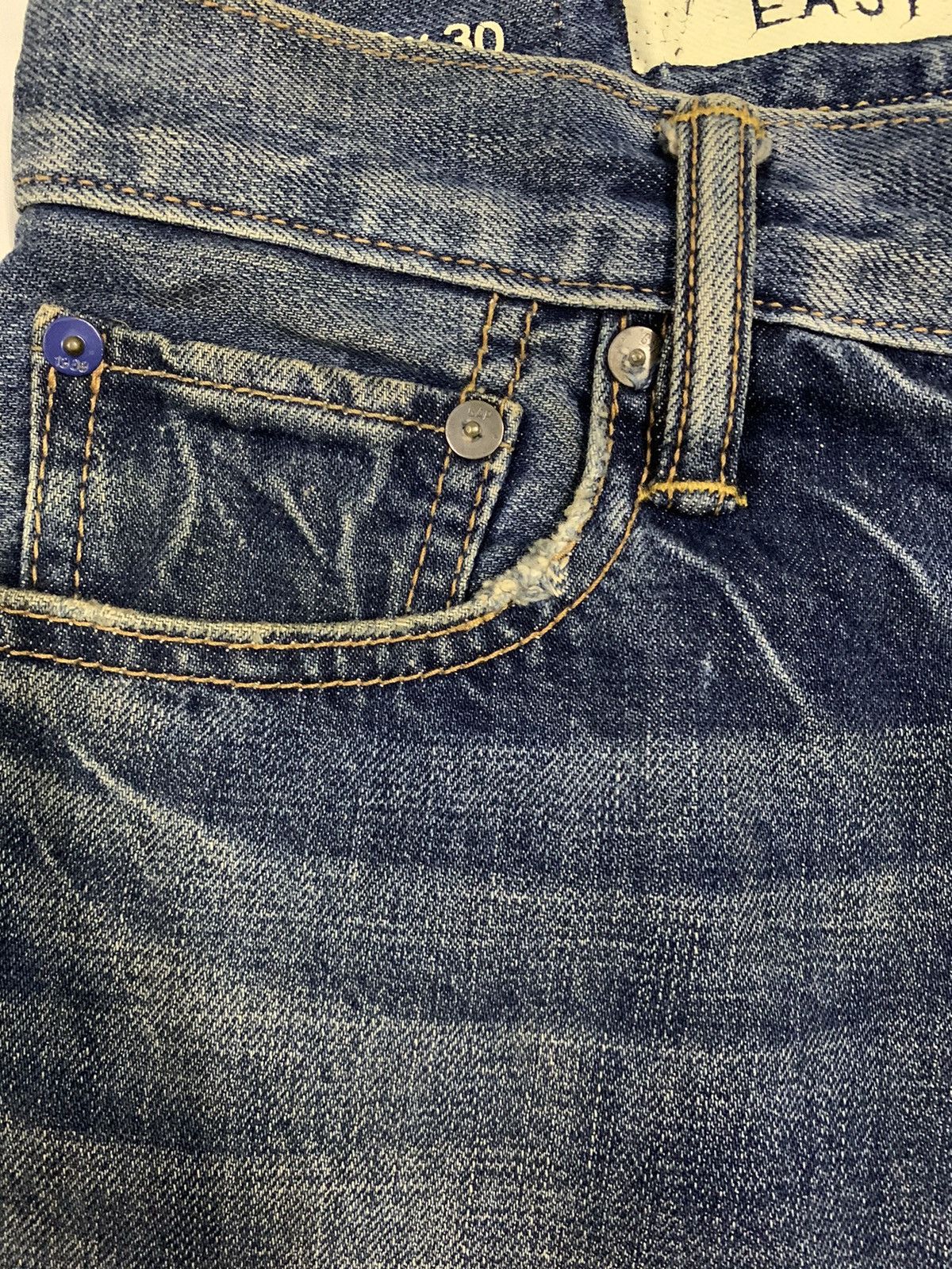Gap Vintage Gap 1969 Mud Washed Clawmark Grunge Jeans Size US 29 - 6 Thumbnail