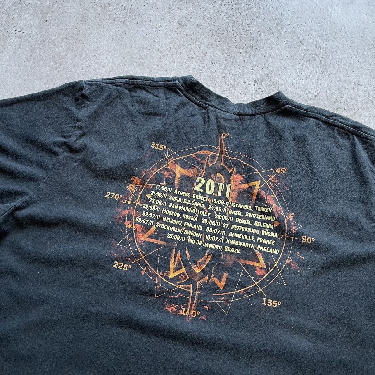 Band Tees Vintage Slipknot tshirt tour 2011 Size US XL / EU 56 / 4 - 8 Thumbnail