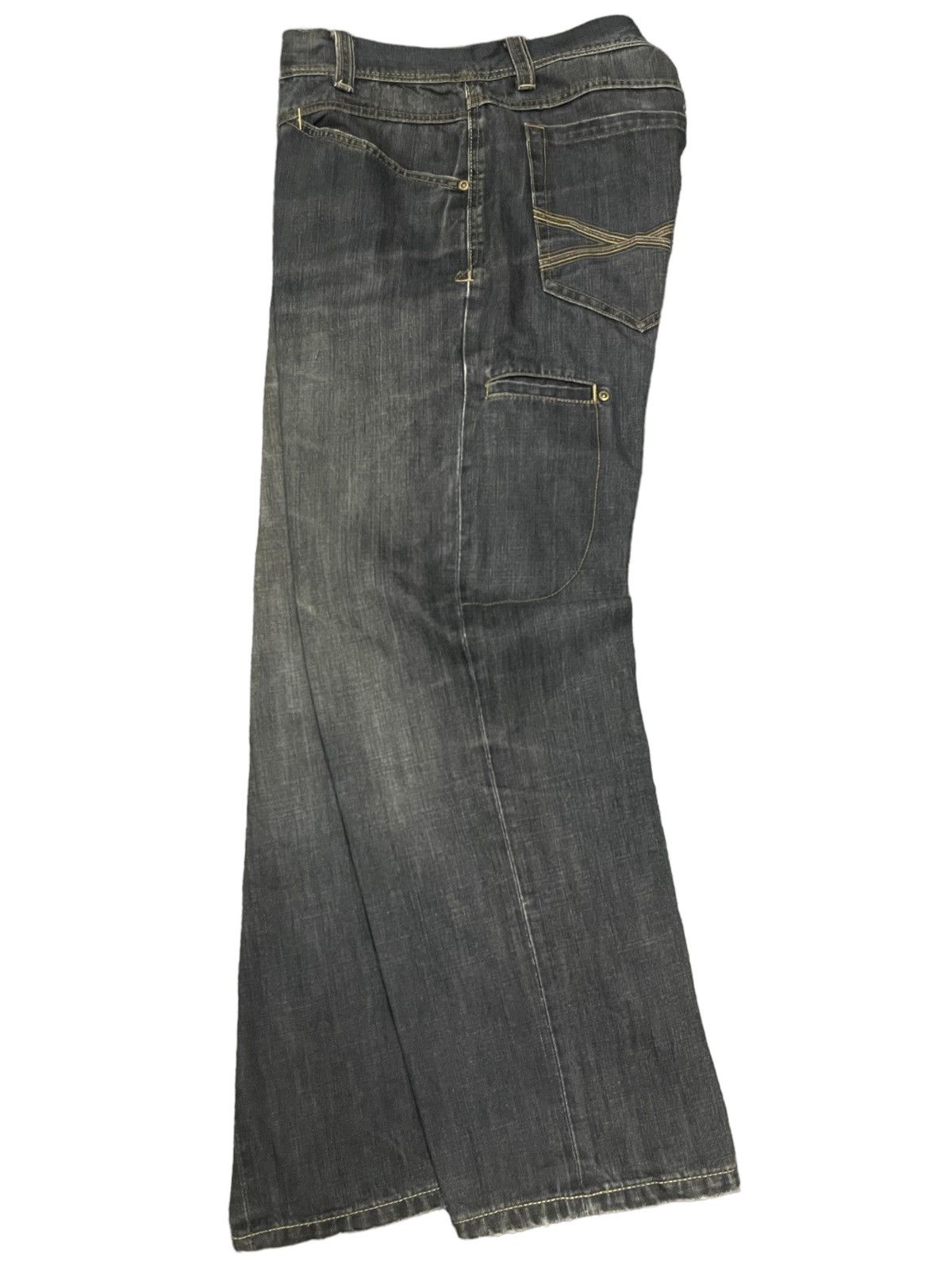 Marithe + Francois Girbaud Vintage Japanese MFG Marithe Francois Girbaud Baggy Jeans Size US 34 / EU 50 - 1 Thumbnail
