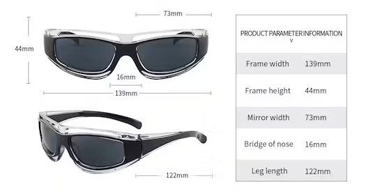 Designer × Vintage Retro punk sunglasses Size ONE SIZE - 2 Thumbnail