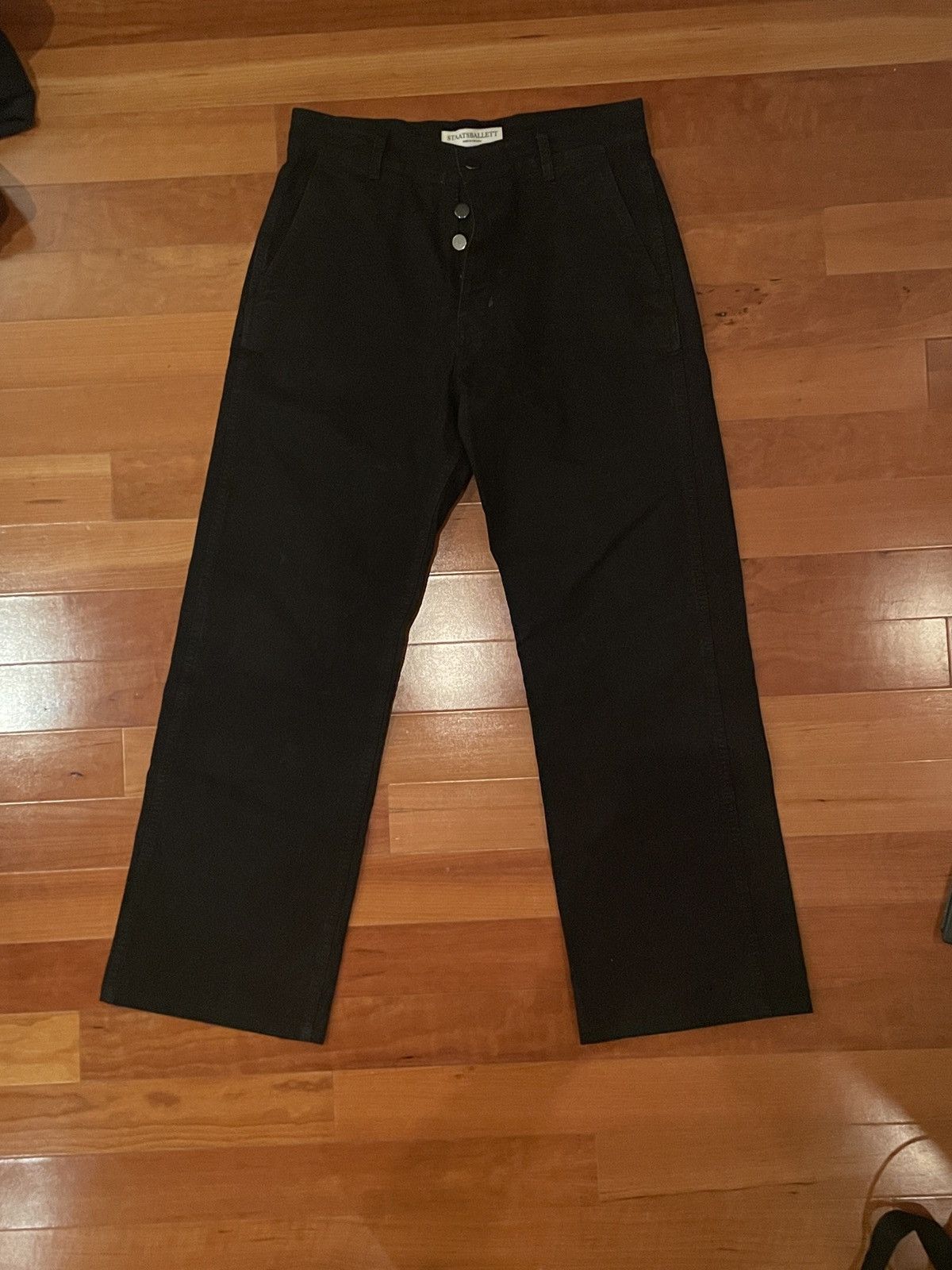 Staatsballett Black Canvas Pants 34 (31 Inseam)