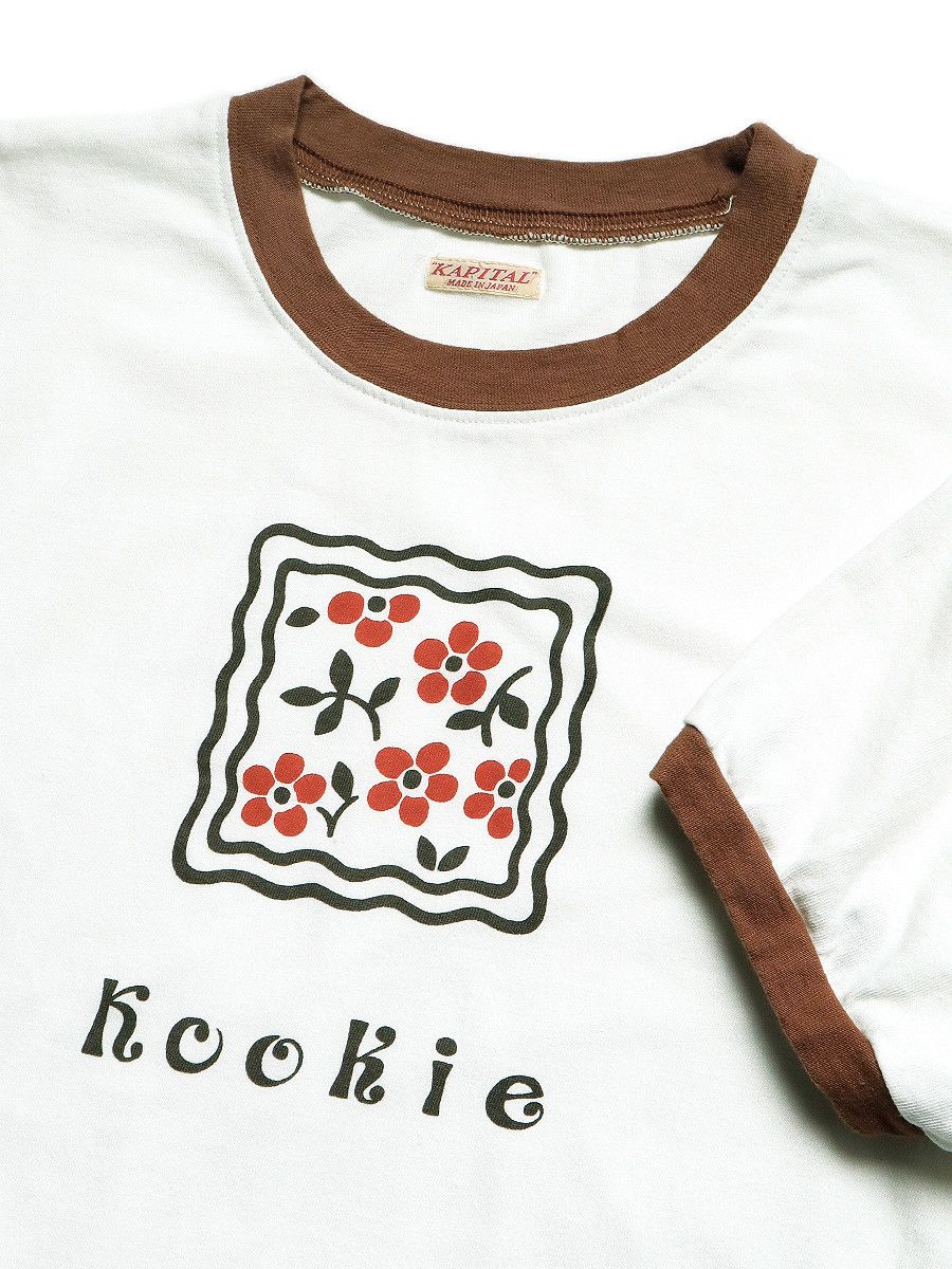Kapital Big KOOKIE Printed Ringer T-shirt