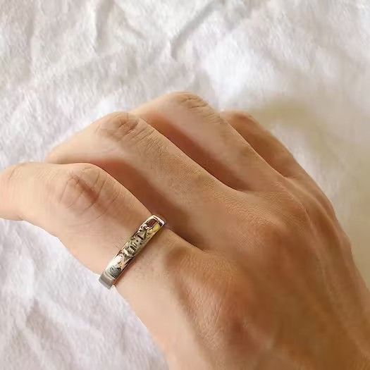 Jewelry × Vintage Retro punk ring Size ONE SIZE - 1 Thumbnail