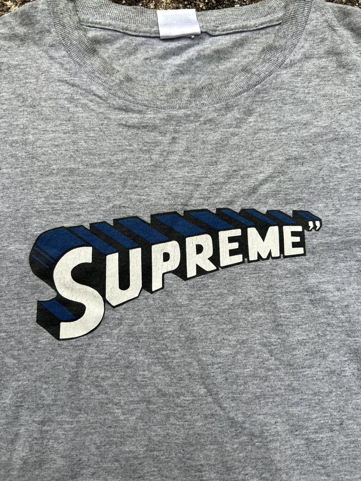 Supreme × Wtaps Vintage Supreme X Wtaps Superman Design Shirt Size US L / EU 52-54 / 3 - 4 Thumbnail