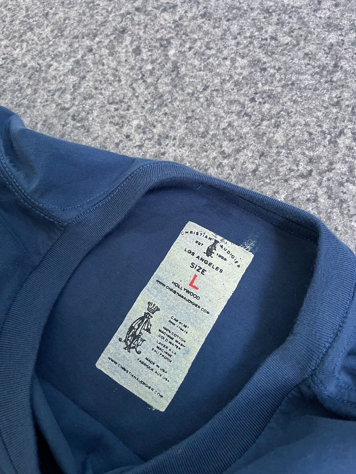 Christian Audigier × Vintage VINTAGE MADE IN USA CHRISTIAN AUDIGIER TRY OF ANGELS Size US L / EU 52-54 / 3 - 5 Thumbnail