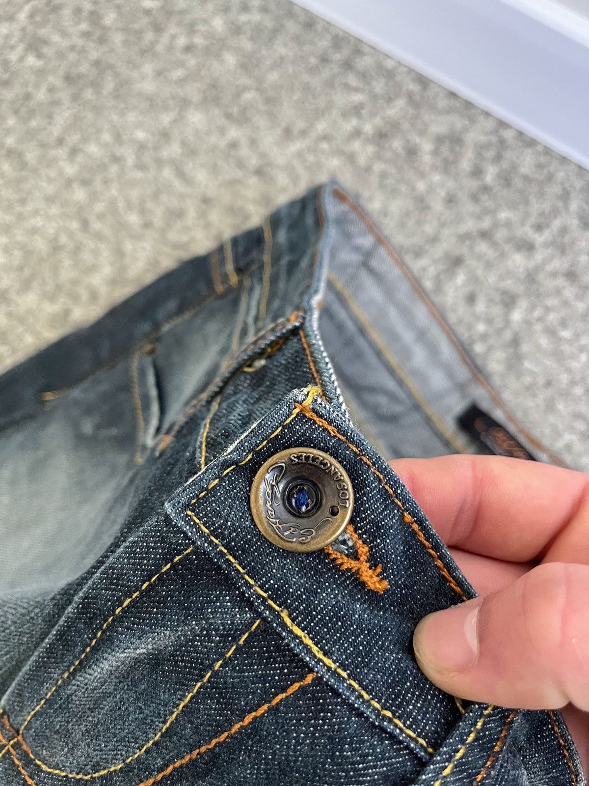 Ed Hardy × Japanese Brand VINTAGE MADE IN USA ED HARDY WOMENS JEANS SIZE 26 Size 26" / US 2 / IT 38 - 9 Thumbnail