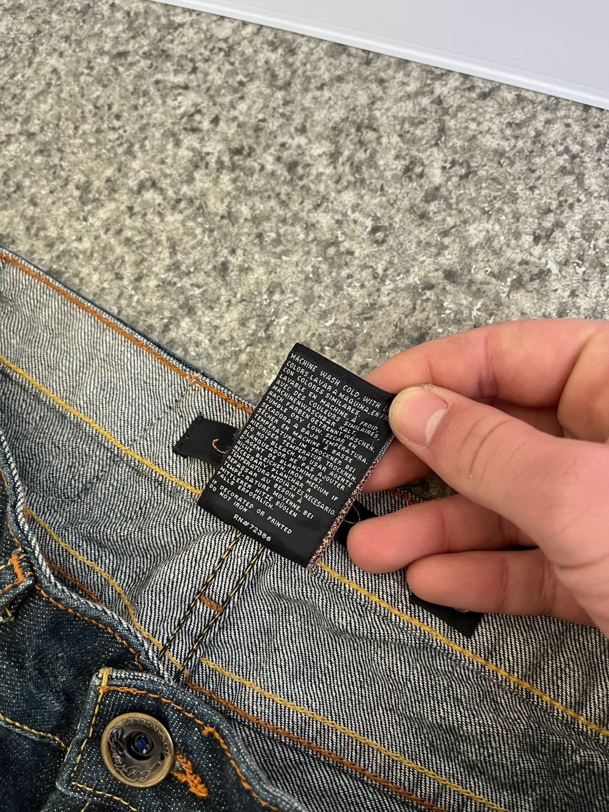 Ed Hardy × Japanese Brand VINTAGE MADE IN USA ED HARDY WOMENS JEANS SIZE 26 Size 26" / US 2 / IT 38 - 7 Thumbnail