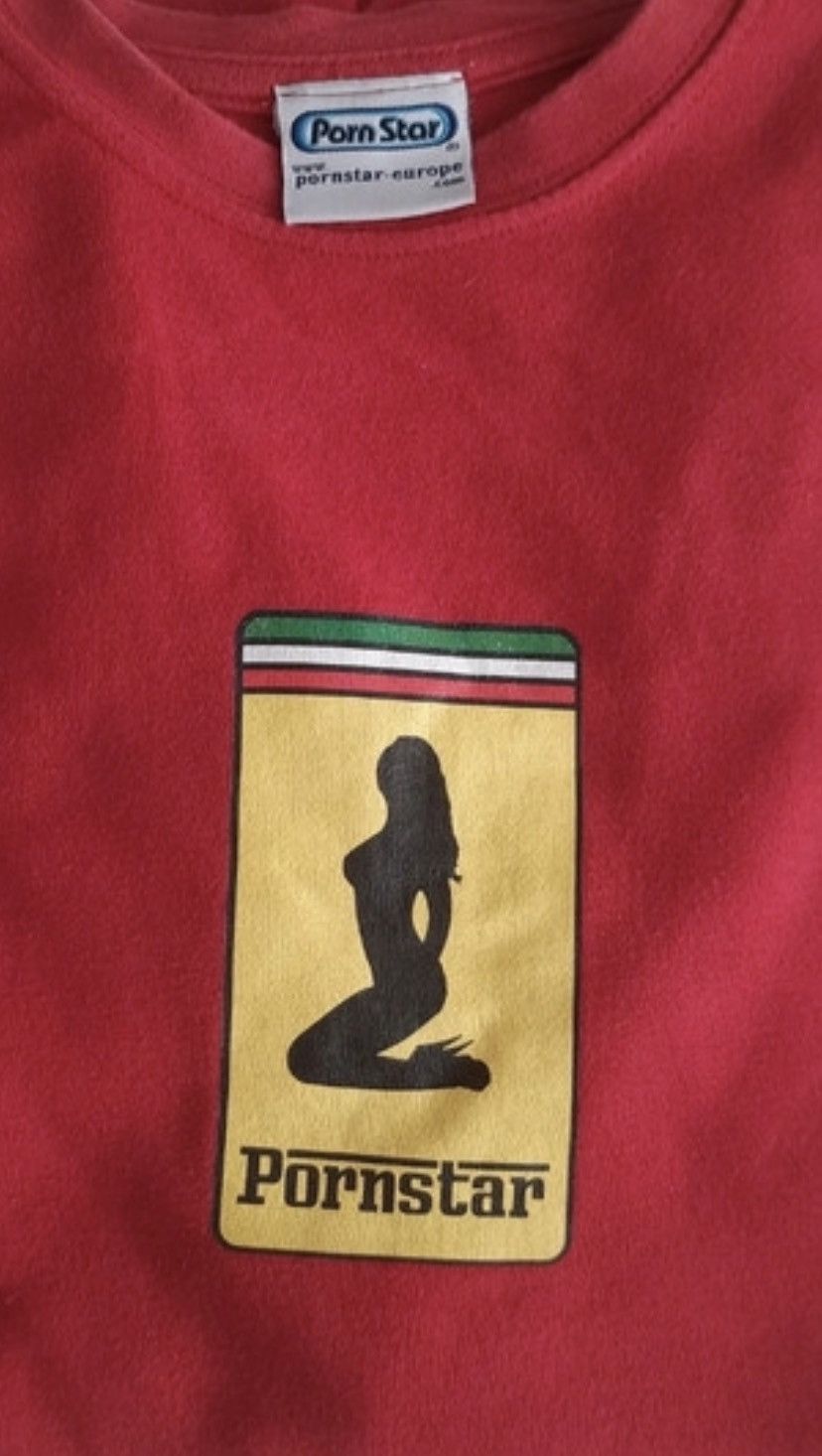 Red pornstar rare t shirt from Europe