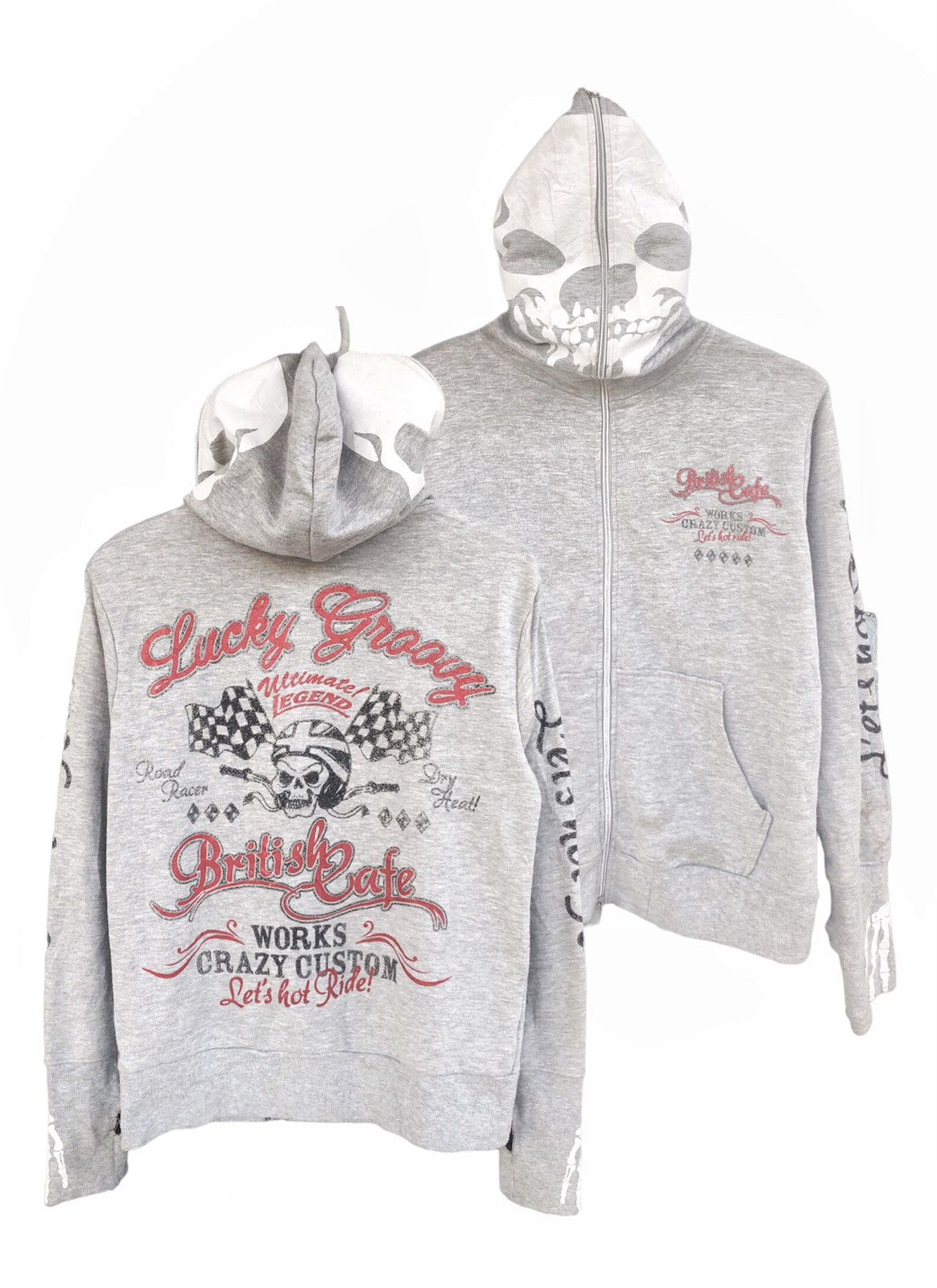 Hysteric Glamour Oriental-Skelton Ride Full ZipHoodie ifsixwasnine Lgb style Size US M / EU 48-50 / 2 - 1 Thumbnail