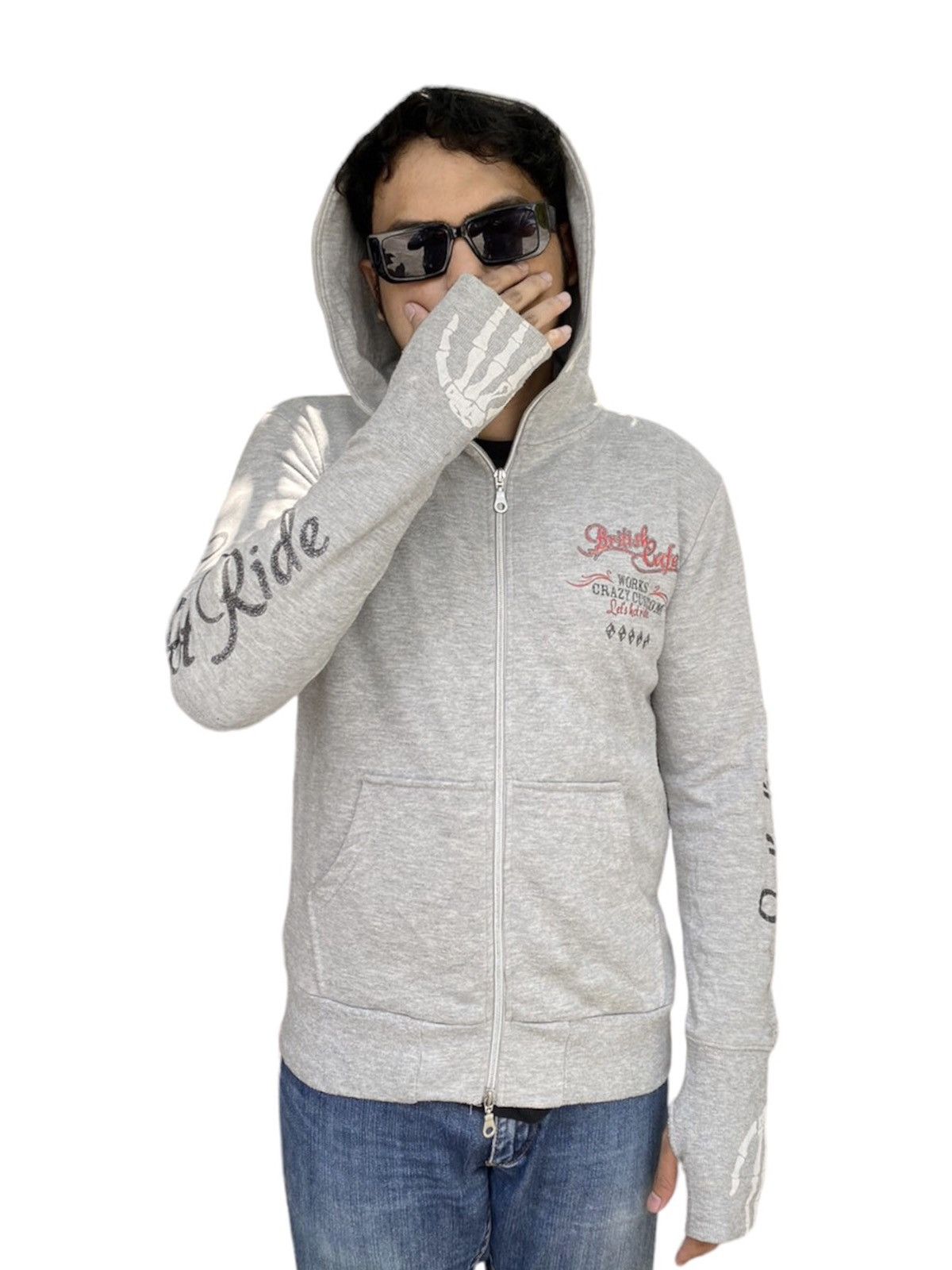 Hysteric Glamour Oriental-Skelton Ride Full ZipHoodie ifsixwasnine Lgb style Size US M / EU 48-50 / 2 - 2 Thumbnail