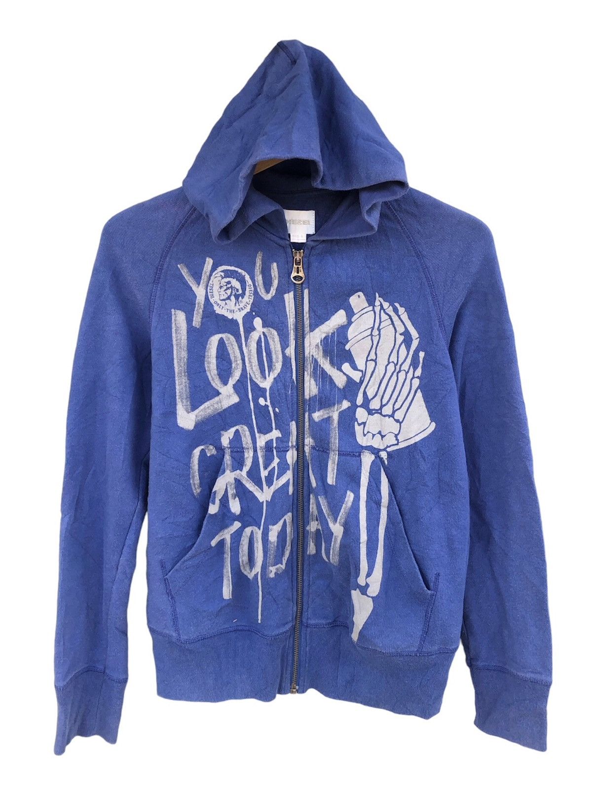 Diesel × Japanese Brand × PPFM Diesel-Skelton Hand ZipHoodie ifsixwasnine Lgb style Size US S / EU 44-46 / 1 - 1 Thumbnail
