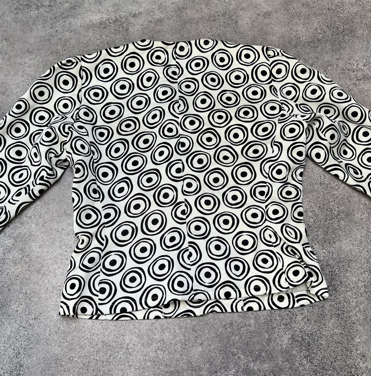 Saint Laurent Paris × Yves Saint Laurent Yves Saint Laurent Rive Gauche vintage abstract blazer Size S / US 4 / IT 40 - 11 Thumbnail