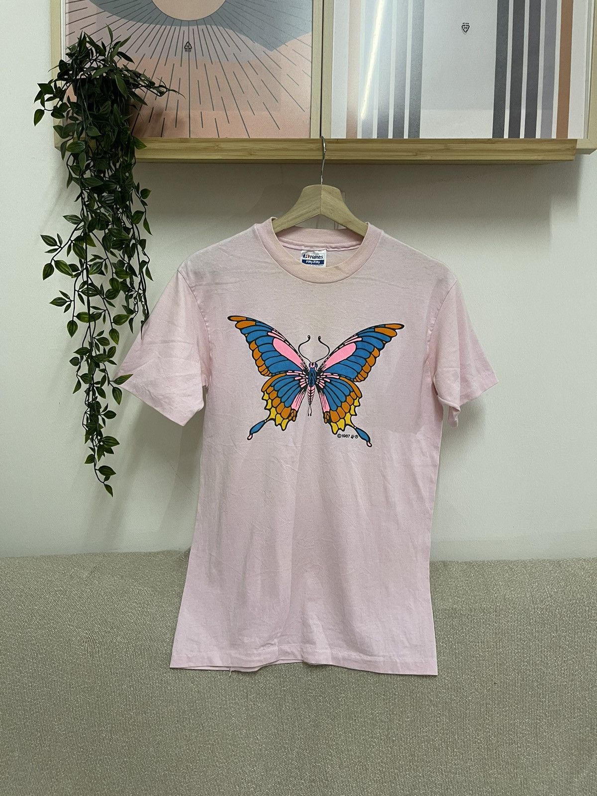 Vintage Butterfly T-shirt 1987📸