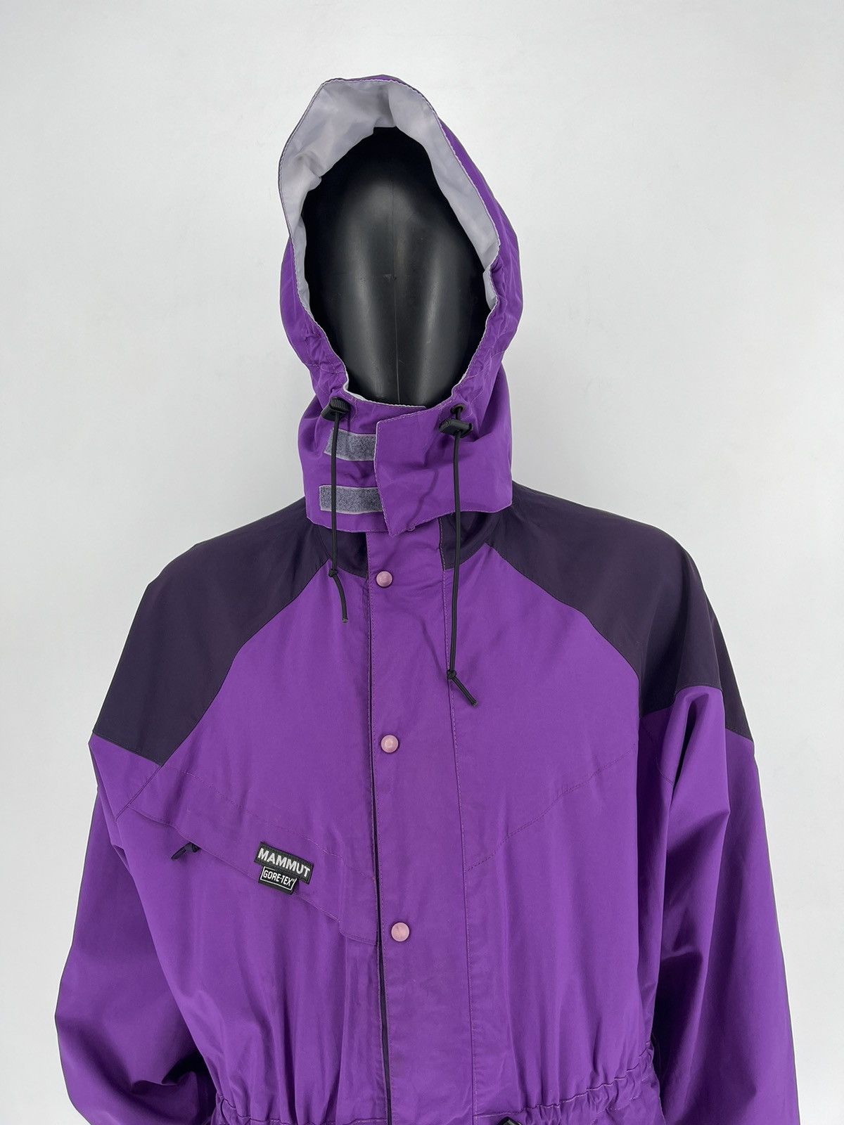 Mammut × Vintage Vintage Mammut Dry Tech Gore Tex Ski Hooded Heavy Jacket Size US L / EU 52-54 / 3 - 3 Thumbnail