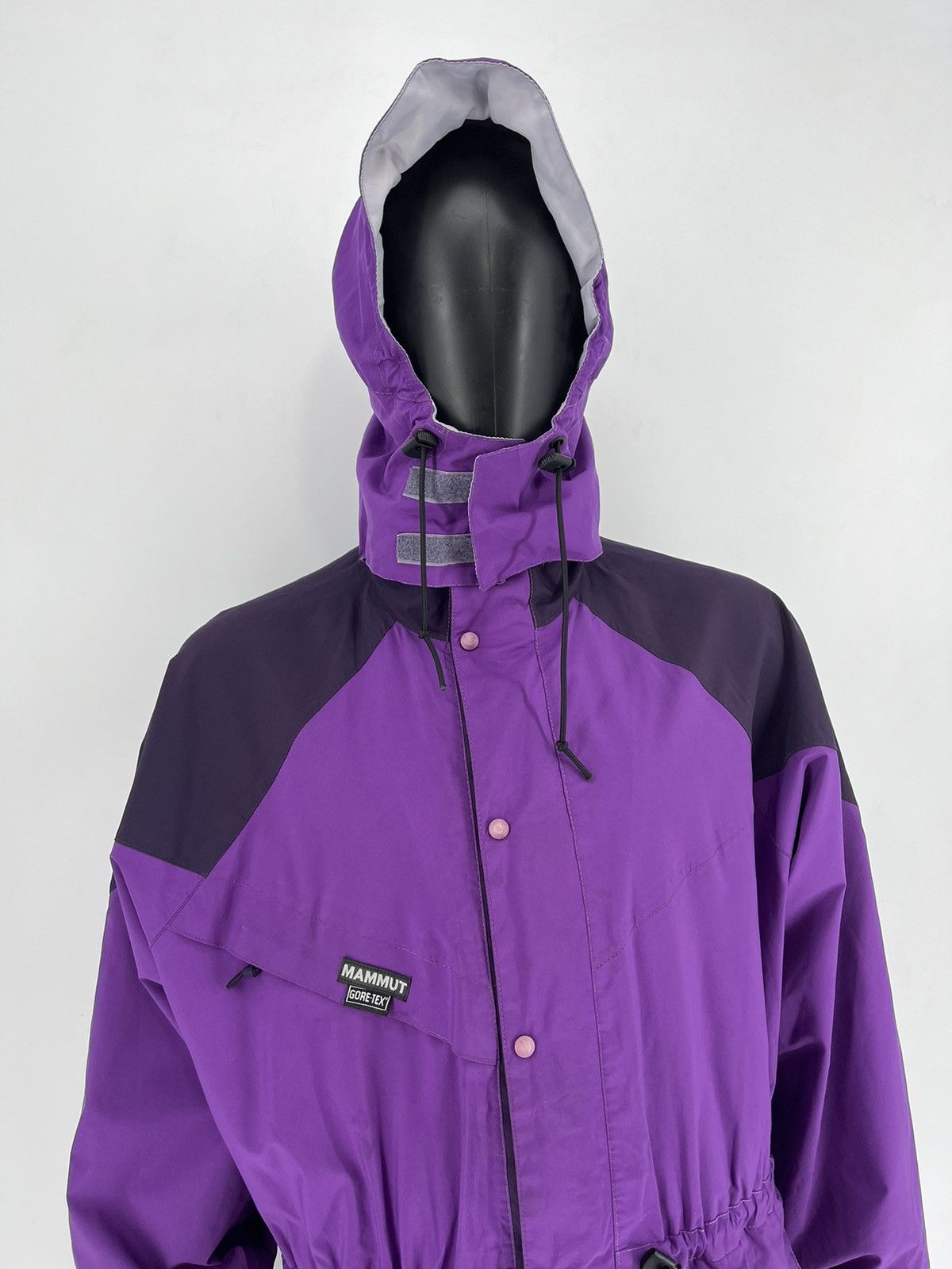 Mammut × Vintage Vintage Mammut Dry Tech Gore Tex Ski Hooded Heavy Jacket Size US L / EU 52-54 / 3 - 4 Thumbnail