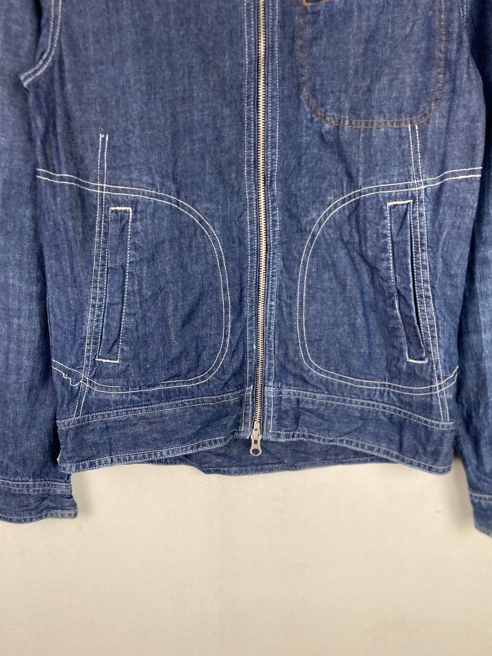 GRN grn quality garment union made denim jacket hooded Size US S / EU 44-46 / 1 - 3 Thumbnail