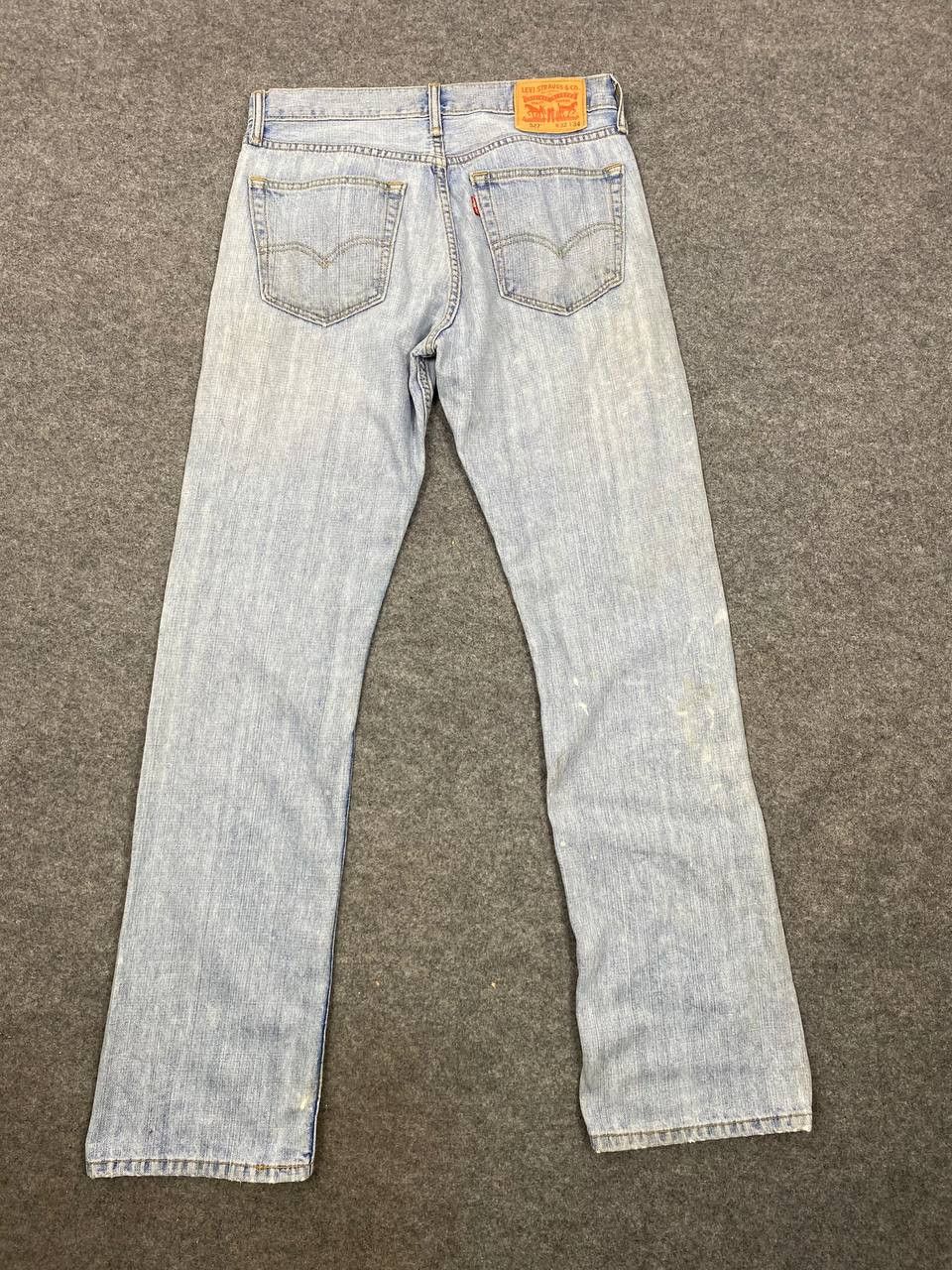 image of 527 Bootcut Flare Distressed Denim in Light Blue, Men's (Size 34)