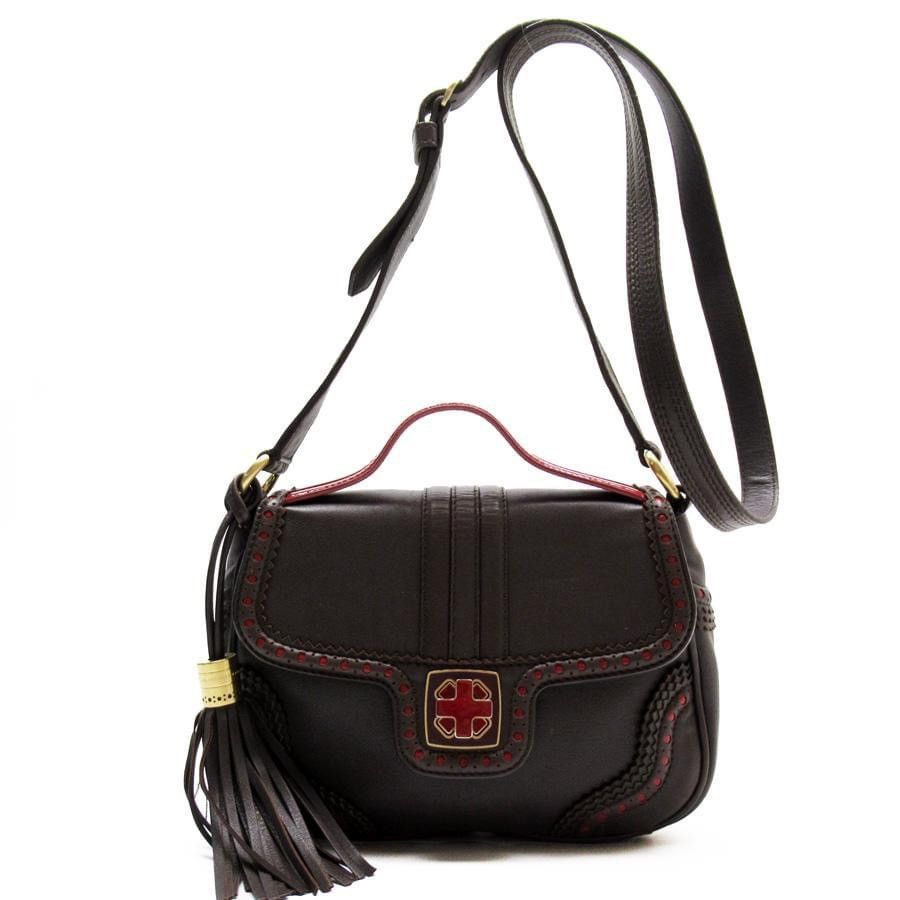 Bally Original leather shoulder bag from the brand bally ellie Grailed