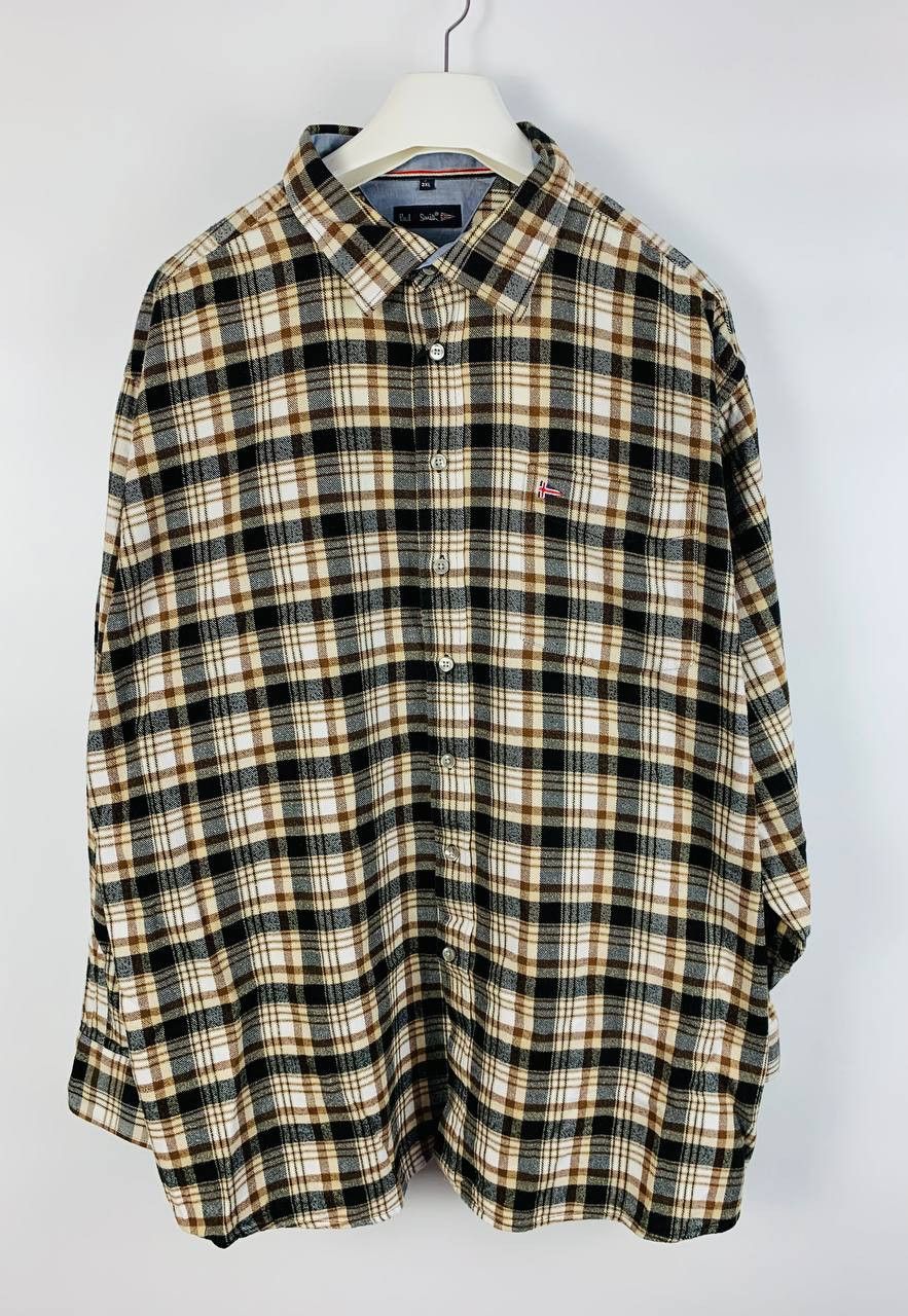 Paul Smith Paul Smith shirt button ups checkered multi 3XL Size US XXL / EU 58 / 5 - 1 Thumbnail