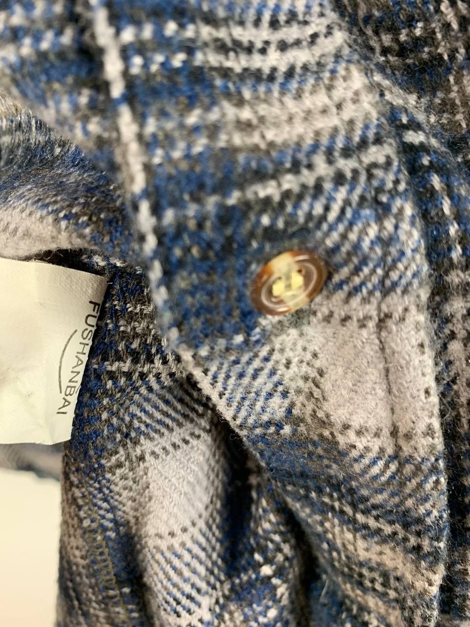 Vintage Vintage shirt button ups checkered wool Size US M / EU 48-50 / 2 - 13 Thumbnail