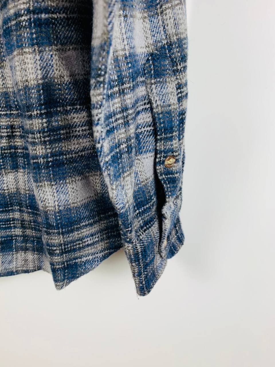 Vintage Vintage shirt button ups checkered wool Size US M / EU 48-50 / 2 - 11 Thumbnail