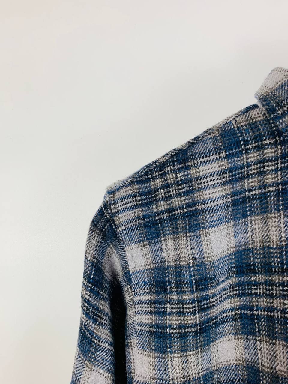 Vintage Vintage shirt button ups checkered wool Size US M / EU 48-50 / 2 - 3 Thumbnail