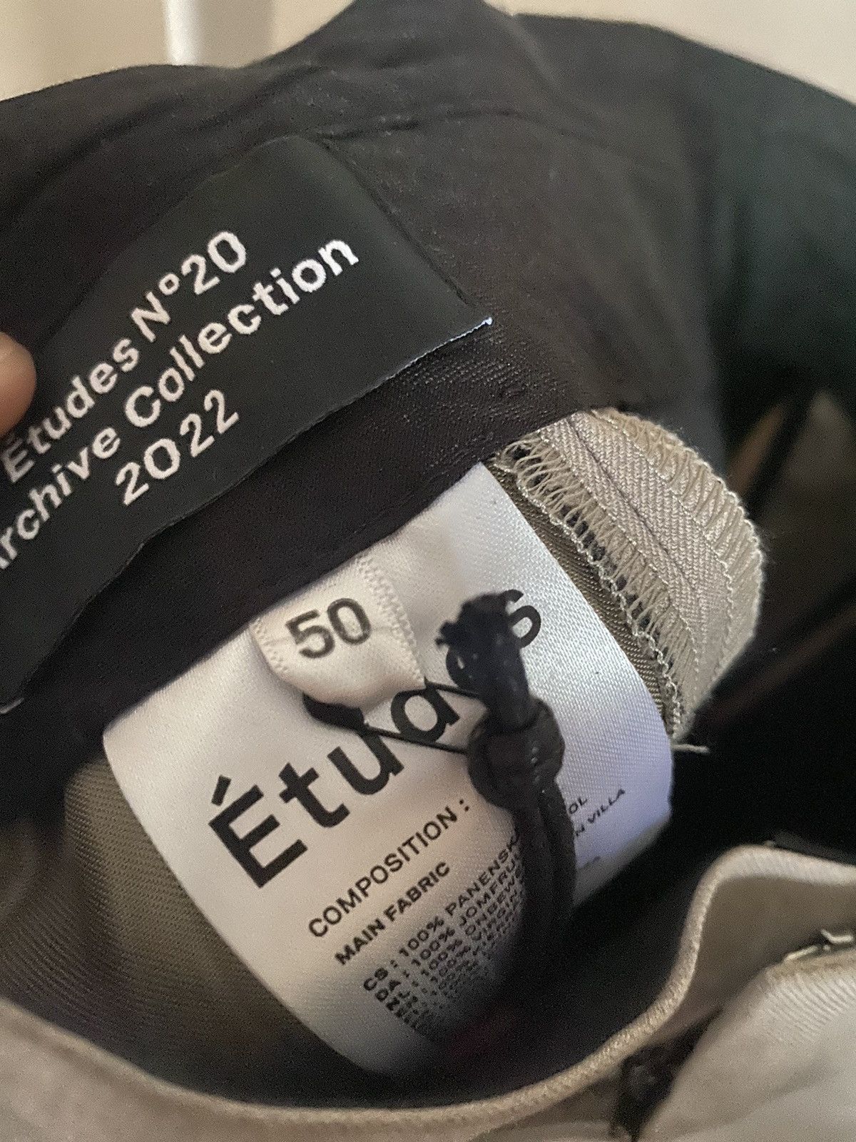 Etudes Études Grey Vision Trousers Size US 34 / EU 50 - 9 Thumbnail