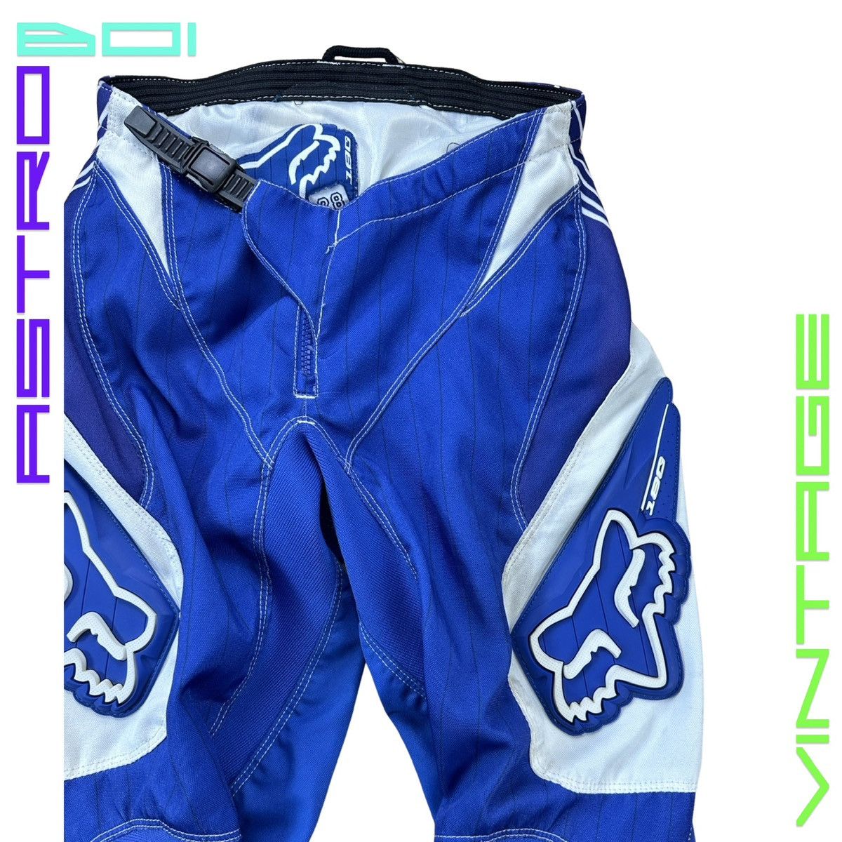 Fox Racing Vintage Fox Racing Black/Blue Motocross Pants - 28" Size 28" / US 6 / IT 42 - 3 Thumbnail