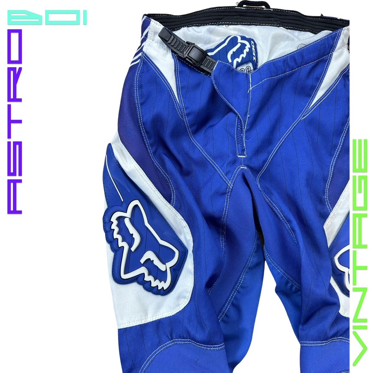 Fox Racing Vintage Fox Racing Black/Blue Motocross Pants - 28" Size 28" / US 6 / IT 42 - 2 Thumbnail