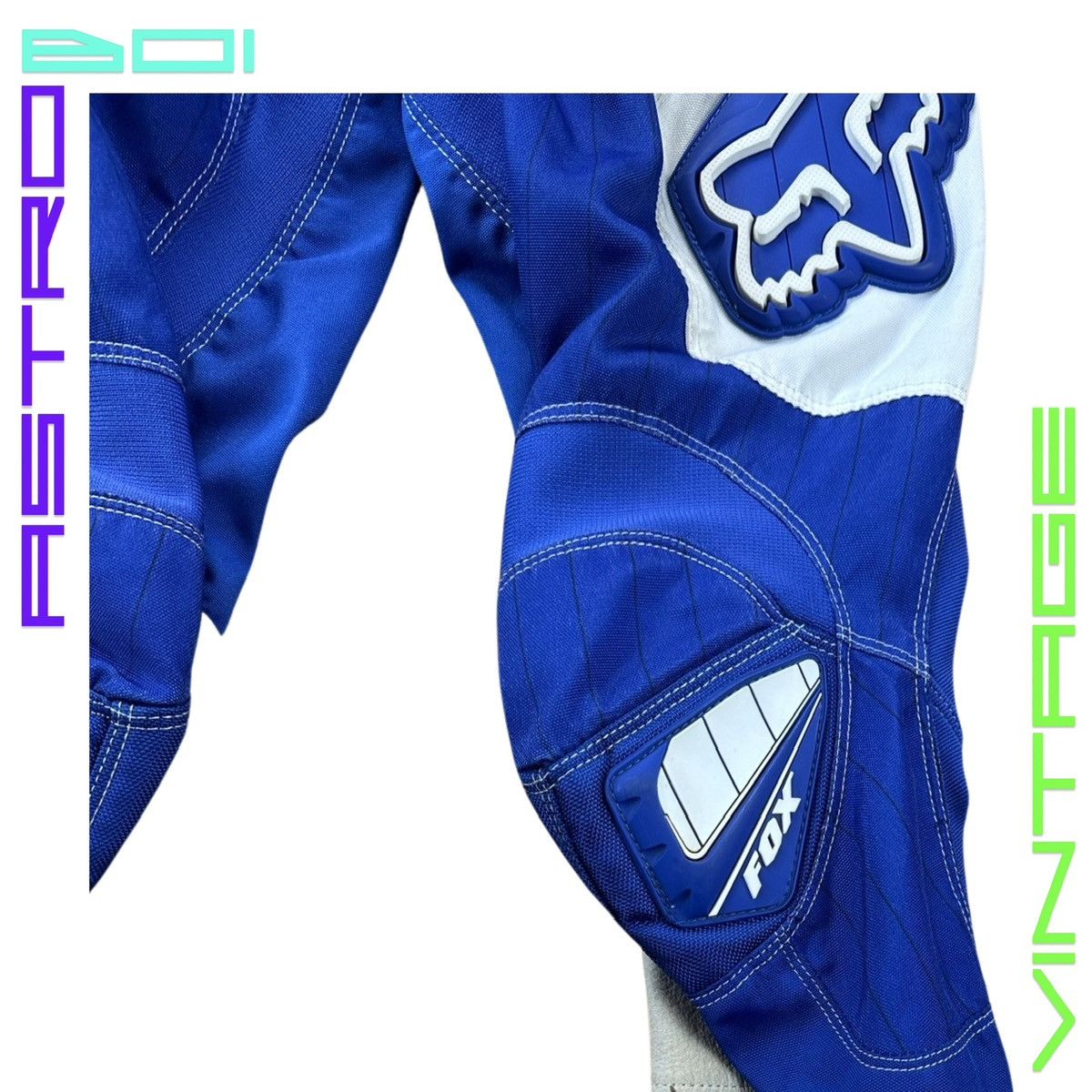 Fox Racing Vintage Fox Racing Black/Blue Motocross Pants - 28" Size 28" / US 6 / IT 42 - 4 Thumbnail