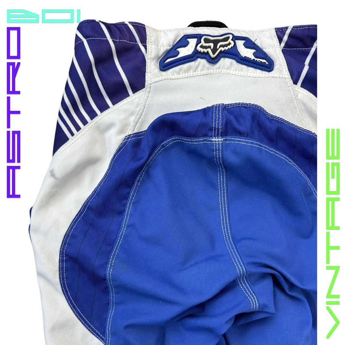 Fox Racing Vintage Fox Racing Black/Blue Motocross Pants - 28" Size 28" / US 6 / IT 42 - 6 Thumbnail