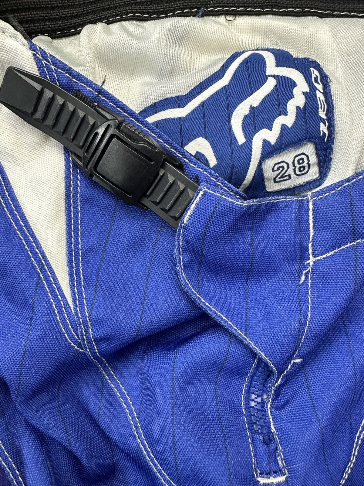 Fox Racing Vintage Fox Racing Black/Blue Motocross Pants - 28" Size 28" / US 6 / IT 42 - 8 Thumbnail