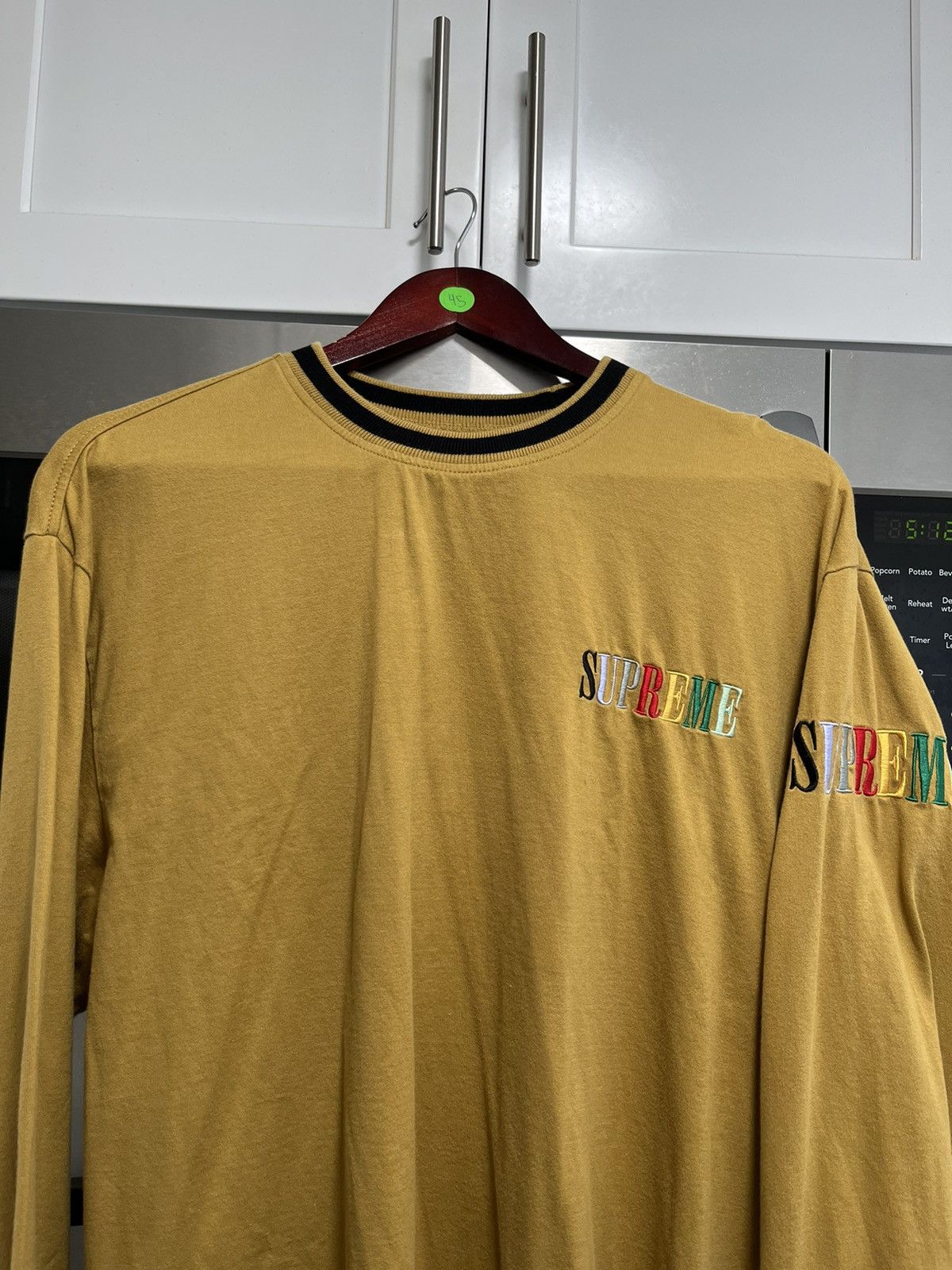 Supreme Supreme Multi Color Logo Long Sleeve Tee Shirt Size Medium/L ...