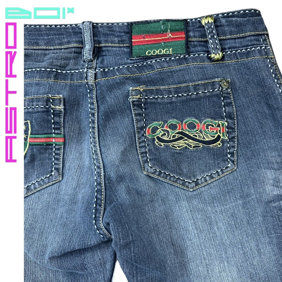 Coogi VINTAGE COOGI RASTA STRAIGHT LEG JEANS Size 30" / US 8 / IT 44 - 1 Thumbnail